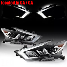 LED DRL Projector Headlights For 2016 2017 2018 Maxima S|SL|SV Headlamps LH&RH picture