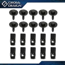 20PCS Body Bolts & U-nut Clips- M6-1.0 x 25mm- 10mm Hex Fit For Ford 1980-2016 picture