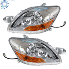 Headlight For 2007-2011 Toyota Yaris Sedan Halogen Clear Lens Left and Right 2Pc picture