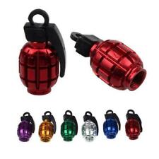 4pcs Grenade Shaped Car Wheel Tyre Valve Stem Alloy Caps Bicycle Dust Covers  picture