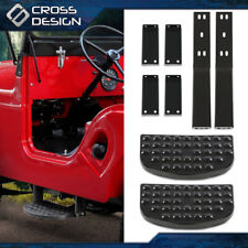 Fit For Willys CJ2A CJ3A CJ3B M38 CJ5 Jeep Pair Side Step Kit New w/ hardware picture