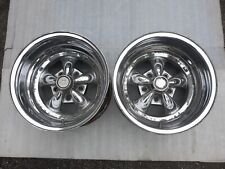 Cragar SS-style Wheels Keystone Raiders 15x10 Deep Dish Uni-lug Pair picture