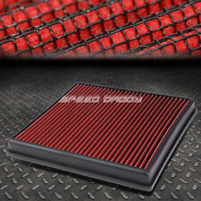 FOR BMW 5/6/7/X SERIES 3.0 RED REUSABLE/WASHABLE DROP IN AIR FILTER PANEL picture