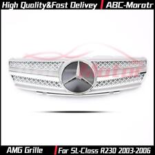 For Benz SL-Class R230 2003-06 SL350 SL500 SL600 Chrome AMG Style Grille W/Star picture
