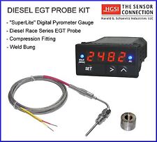 Diesel Engine Fast Resonse EGT Exhaust Gas Temp Probe & Digital Pyrometer Kit picture