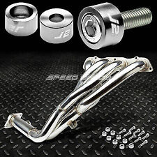 J2 FOR AP1/AP2 EXHAUST MANIFOLD TRI-Y RACING HEADER+SILVER WASHER CUP BOLTS picture