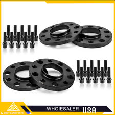 4PCS 12mm&15mm 5X120 Hubcentric Wheel Spacers W/ Extended Bolts For BMW F Series picture