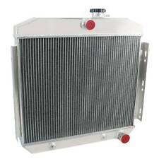 3 Row Aluminum Radiator Fit 1955-1957 CHEVY BELAIR BEL AIR Two-Ten One-Fifty L6 picture