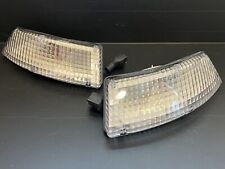 DATSUN 240Z S30Z 260Z Clear Front Turn Signal Light Set Pair  1970-74 picture