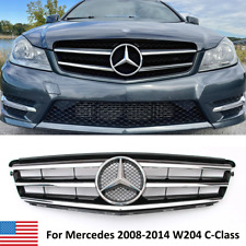 Sports Front Grille Grill For Mercedes Benz W204 C-Class 2008-2014 C250 C300 picture