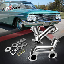 6CYL 216/235/261 STAINLESS STEEL HEADER MANIFOLD SPLIT EXHAUST FOR 37-62 CHEVY picture