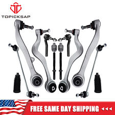 12PCS for BMW E60 525i 530i 535i 550i CONTROL ARM BALL JOINT TIE ROD SUSPENSION picture