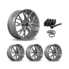 Wheel Rims Set with Black Lug Nuts Kit for 05 Buick Terraza P910455 17 inch picture