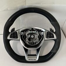 2018 MERCEDES-BENZ C43 AMG STEERING WHEEL W/ PADDLE SHIFT BLACK LEATHER OEM picture