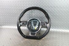 *DMG*08-10 TT Black Leather Flat Bottom Steering Wheel Paddle Shift Radio OEM OE picture