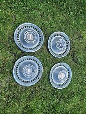 Vintage 60s Chevy Impala Bel Air Biscayne 15 Inch Wheel Covers Set Of 4 Four picture