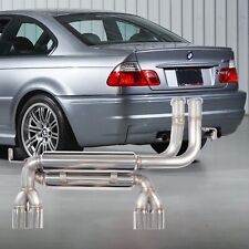 Axleback Exhaust For BMW E46 M3 01-06 3.2L Stainless Steel exit 3