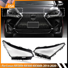 For Lexus NX200 NX300h NX 200t 2014-2020 Headlight Headlamp Lens Left Right Side picture