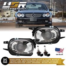 USA 03-06 Mercedes R230 SL Class SL55 SL65 AMG Projector Glass Fog Lights Lamps picture