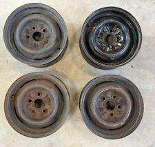OEM FoMoCo 14x5 Steel Wheels 5x4.5 Matched Set 5MD Mustang Falcon Fairlane picture