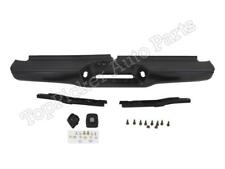 Rear Step Bumper Black Full Assy W/Hitch Bracket Pad For 1993-1998 T100 Pickup picture
