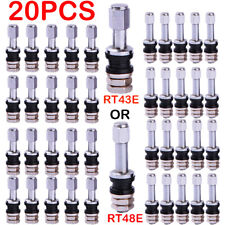 20/40x Stainless Steel Wheel Tire Valve Stems Hight Pressure Bolt in with Caps picture