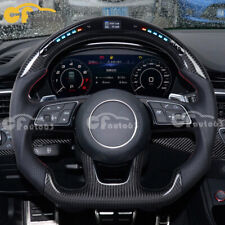 LED Carbon Fiber Steering Wheel for 2017+ Audi S1 S3 S4 S5 RS3 RS4 RS5 RS6 RS7 picture