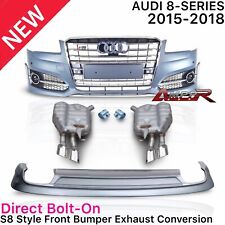 2015-2018 AUDI A8 S8 S-LINE FRONT BUMPER   Cover complete assembly with Grill picture