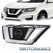 Chrome Front Upper Bumper Grille For 2017-2020 Nissan Rogue S SL SV NI1200281 picture