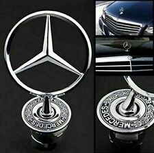 Front Hood Ornament Mounted Star Logo Badge Emblem Fit For Mercedes Benz C E S  picture