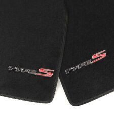 4 Pcs Black Trim Front Rear Carpet Floor Mat w/ Type S Emblem For 04-08 Acura TL picture