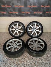 2004 CADILLAC CTS V CTS-V RIMS WHEEL SET FRONT REAR WITH TIRES 18x8.5J42 USED picture