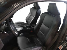 IGGEE S.LEATHER CUSTOM FIT FRONT SEAT COVERS FOR SCION FR-S 2013-2016 BLACK picture