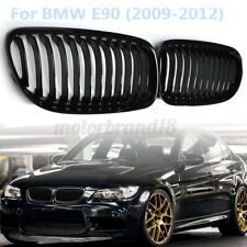 Pair For BMW E90 E91 2009-2011 325i 328i 335i Gloss Black Kidney Grill Grille picture