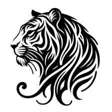 Tiger Vinyl Decal Sticker - Choose Size & Color - Fast Ship picture