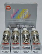 FOR MAZDA RX8 NGK LASER IRIDIUM SPARK PLUG (2) RE7CL Trailing (2) RE9BT Leading  picture