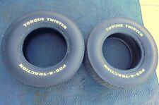 Vintage L60-15 POS-A-TRACTION Torque Twister Tires Mounted But Never Used SWEET picture