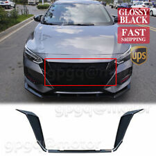 For Nissan Sentra B18 S SV SR 20-2022 Glossy Black Front Grill Frame Cover Trim picture