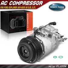 AC Compressor with Clutch for Ford Explorer Police Interceptor Utility 3.5L 3.7L picture
