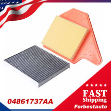 Engine & Cabin Air Filter COMBO Set For 2011-2020 Dodge Grand Caravan 04861737AA picture