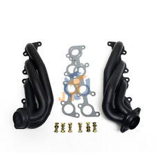 Shorty Headers for 2011-2017 Ford F150 Coyote Engine 5.0L V8 Ceramic Black picture