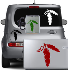 Native American Feathers Vinyl Decal Sticker Indian Spirit Cars Bikes Cup Helmet picture