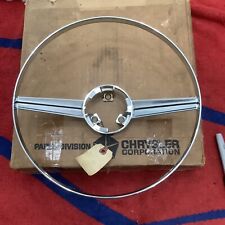 NOS 1965-66 Plymouth Satellite Belvedere Steering Wheel Horn Ring 2530268 picture