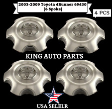 2003-2009 Toyota 4Runner 69430 17x7.5 6 Spoke Aluminum Wheel Center Caps SET picture