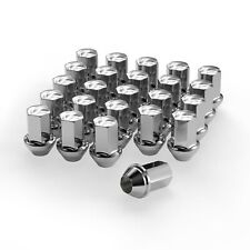 24 FIT FORD F-150 2015-2020 OEM REPLACEMNT SOLID LUG NUTS M14X1.5 CHROME picture