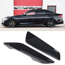 Gloss Black Side Fender Vents Grille Trims For 2018+ BMW 5 Series G30 G31 M550i picture