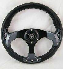 CLUB CAR PRECEDENT CARBON FIBER steering wheel golf cart WITH Adapter 3 spoke picture