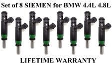 GENUINE Set of 8 Siemens Fuel Injectors For BMW X5 550i 545i 645Ci 650i    picture