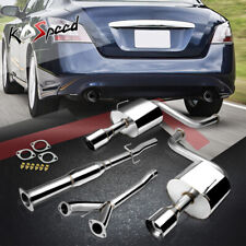 FOR 2009-2014 NISSAN MAXIMA A35 CATBACK CLAMP-ON EXHAUST MUFFLER 4