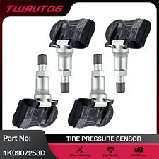 4X TPMS Tire Pressure Sensors Fit VW Golf GTI Passat Audi 1K0907253D 1K0907255C picture